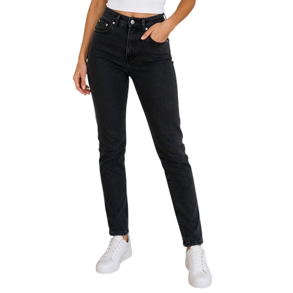 Weekday Thursday Black High Waist Skinny Jeans Women's 29 X 32